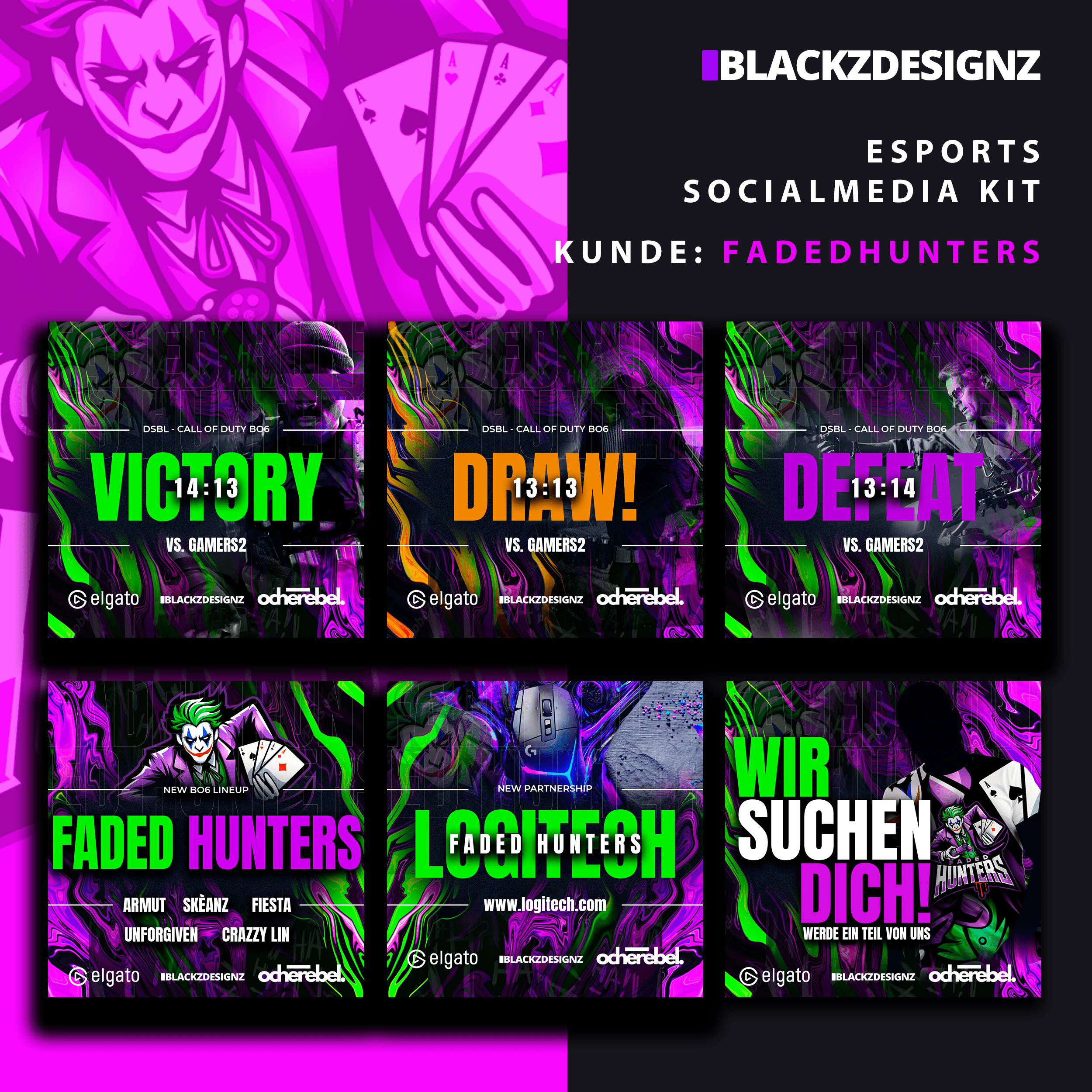 Social-Media-Design FadedHunters