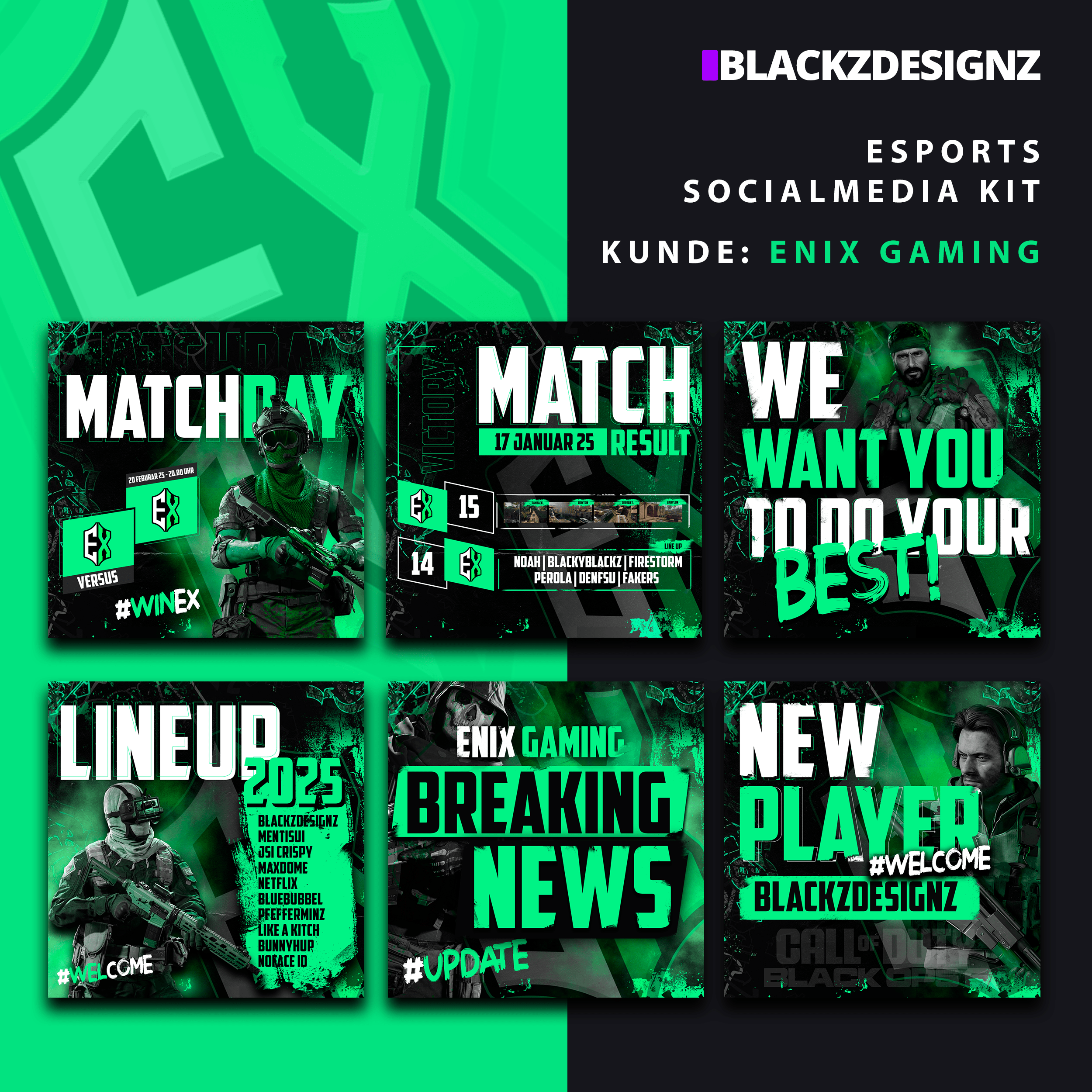Social-Media-Design EX Gaming