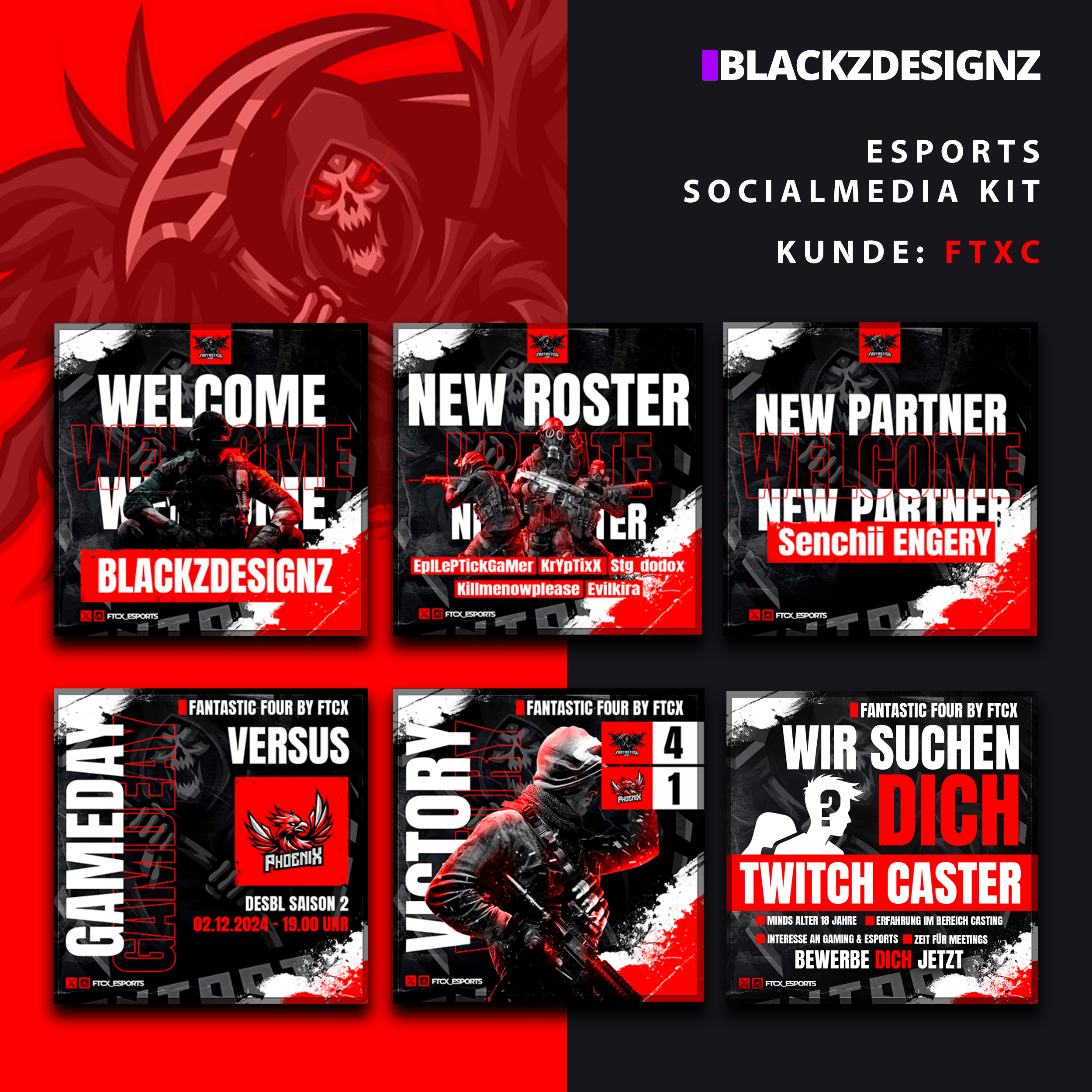 Social-Media-Design FTx eSports