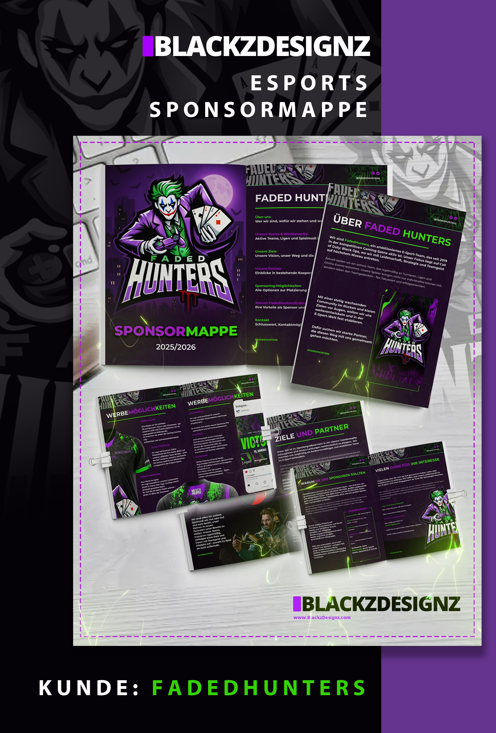 Sponsormappe Sponsormappe FadedHunters
