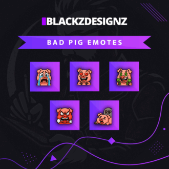 Bad Pig Emote Set